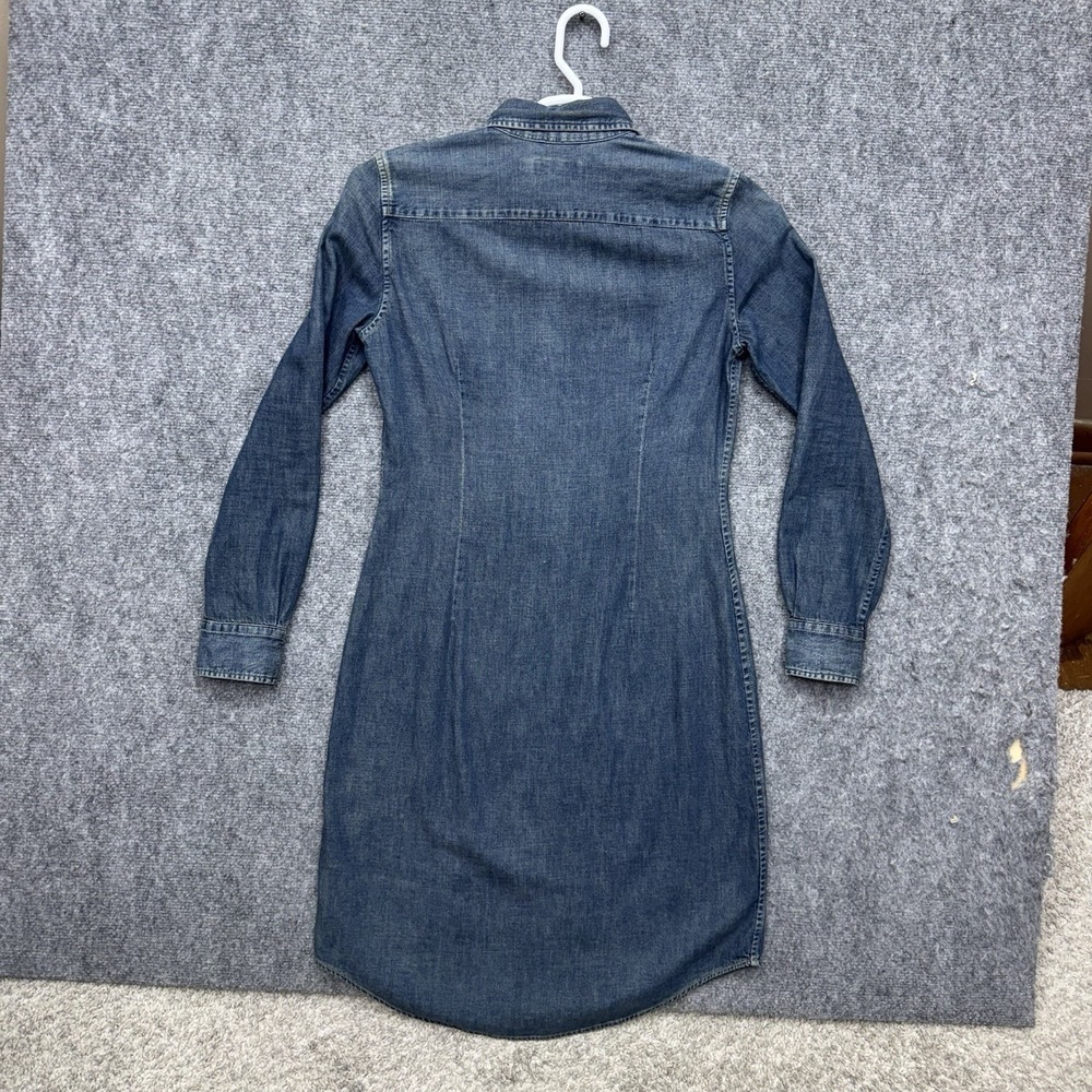 Ralph Lauren Denim Jean Shirt Dress Button Up Long Sleeve Women's size S Small - Picture 2 of 12